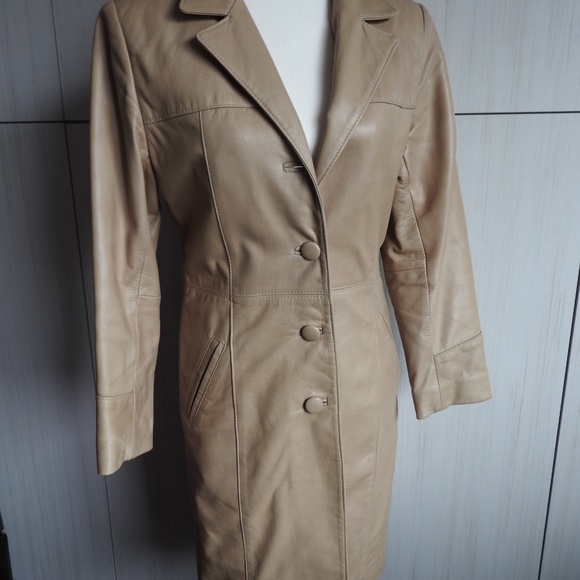 Manteau cuir 3/4 leather coat Coronet Leather - Picture 2 of 7